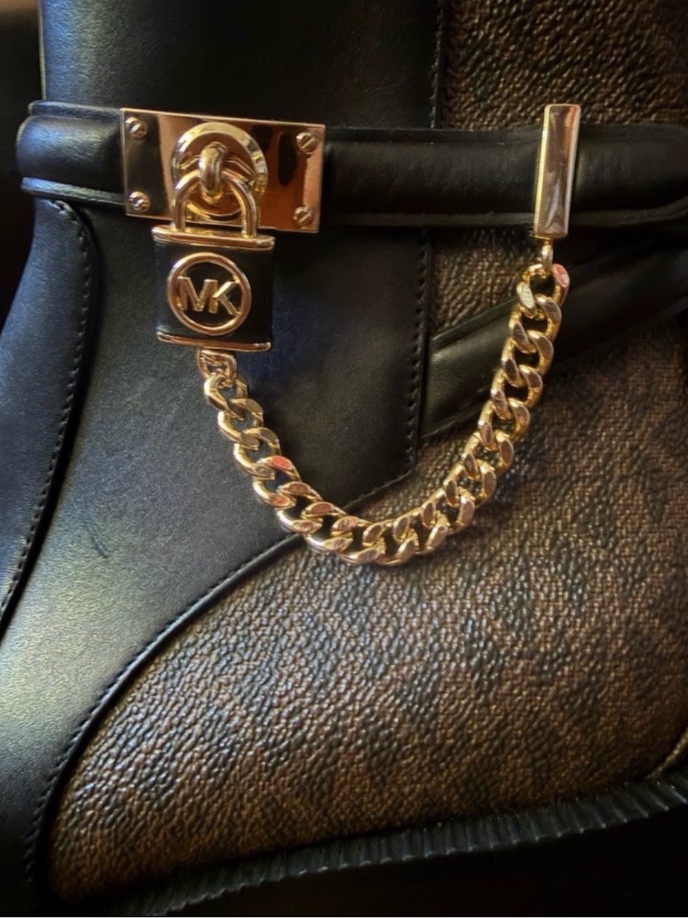 Woman Michael Kors Hamilton Ankle Boots - Picture 10 of 11